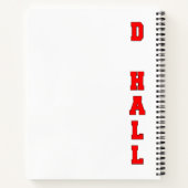 D Hall Notizblock (Rückseite)