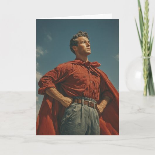 D) Hero-Vater Karte (Vorderseite)