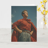 D) Hero-Vater Karte (Gelbe Blume)