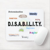 D.I.S.A.B.I.L.T.Y. MOUSEPAD (Mit Mouse)