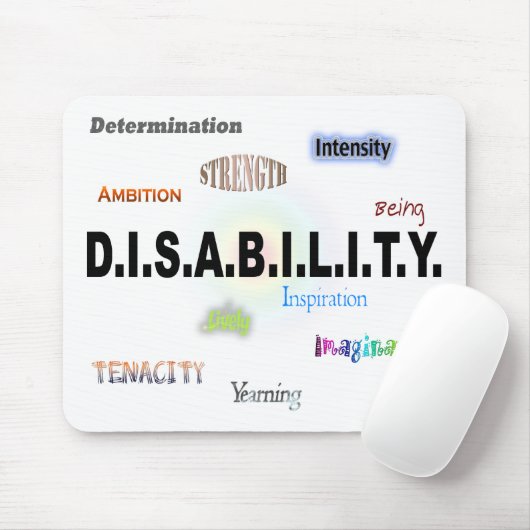 D.I.S.A.B.I.L.T.Y. MOUSEPAD (Mit Mouse)
