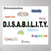 D.I.S.A.B.I.L.T.Y. POSTER (Vorne)