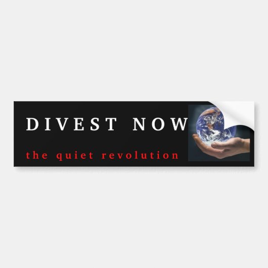 D I V E S T   N O W AUTOAUFKLEBER (Vorne)
