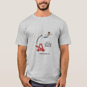 D.I.Y. Rübmaschine (Man Flying) T - Shirt (Vorderseite)