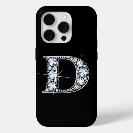 D Imitate Diamond Monogram Case-Mate iPhone Hülle (Rückseite)