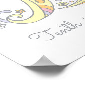 D Initial Dixie Girls Name bedeutet Poster (Ecke)