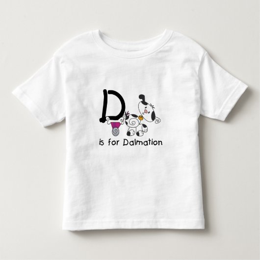 D ist für Dalmation T - Shirts und Geschenke (Vorderseite)