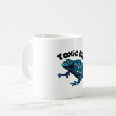 D ist für Dart Frog. Kaffeetasse (Vorderseite Links)