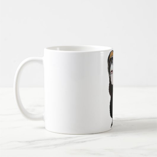 D ist für De Brazzas Affen Kaffeetasse (Links)