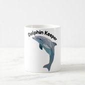 D ist für Delphin Keeper Kaffeetasse (Mittel)