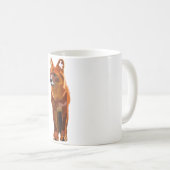 D ist für Dhole Kaffeetasse (VorderseiteRechts)