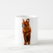 D ist für Dhole Kaffeetasse (Mittel)