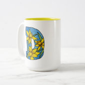 D ist für die daffodische Tasse (Vorderseite Links)