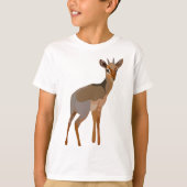 D ist für Dik Dik Antelope T-Shirt (Vorderseite)