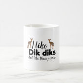 D ist für Dik Dik Kaffeetasse (Mittel)
