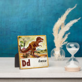 D ist für Dinosaurier Fotoplatte (InSitu)