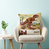 D ist für Dinosaurier Kissen (Stuhl )