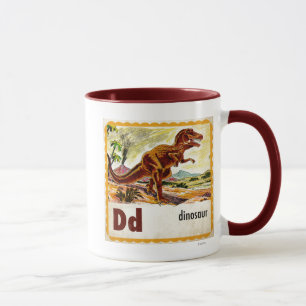 D ist für Dinosaurier Tasse