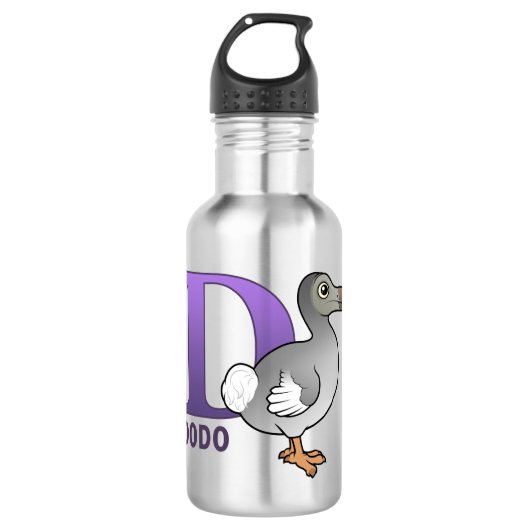 D ist für Dodo Edelstahlflasche (Vorderseite)