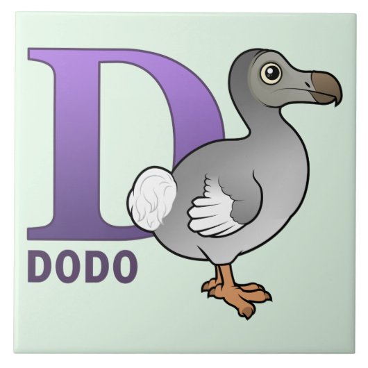 D ist für Dodo Fliese (Vorderseite)