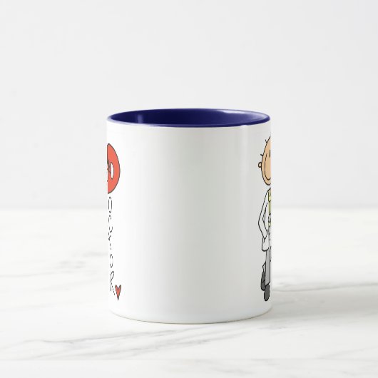 D ist für Doktor Tasse (Zentrum)