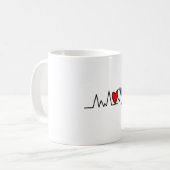 D ist für Dolphin Kaffeetasse (Vorderseite Links)