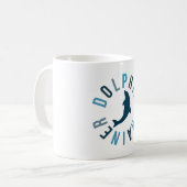 D ist für Dolphin Trainer Kaffeetasse (Vorderseite Links)