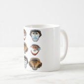D ist für Douc Langur Monkey Kaffeetasse (VorderseiteRechts)