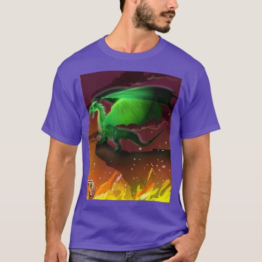 D ist für Dragon T-Shirt (Vorderseite)