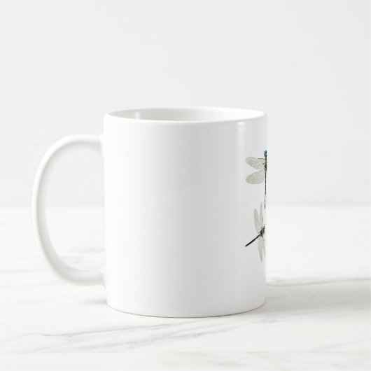 D ist für DragonFly Kaffeetasse (Links)