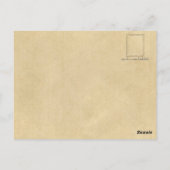 D ist für Hunde Golden Retriever und Terrier Alpha Postkarte (Rückseite)