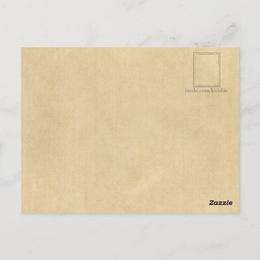 D ist für Hunde Golden Retriever und Terrier Alpha Postkarte (Rückseite)