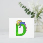 D ist für..... postkarte (Stehend Vorderseite)