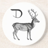 D ist für Rotwild Getränkeuntersetzer (Vorne)