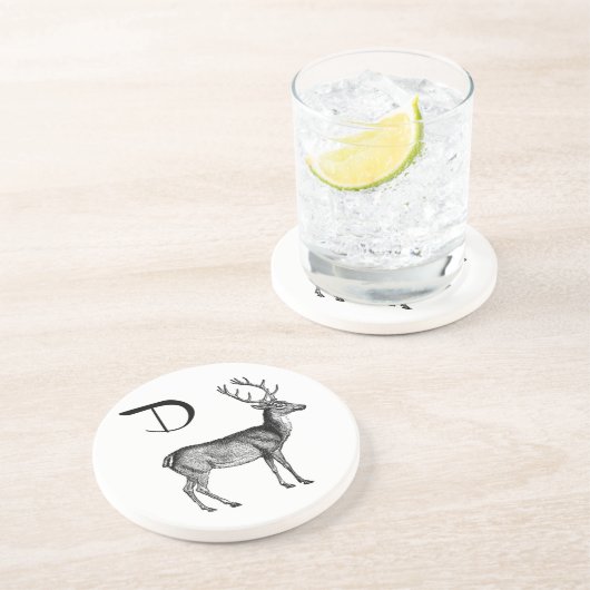 D ist für Rotwild Getränkeuntersetzer (Seite)