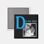 D ist für Vater Magnet (Vorderseite/Rückseite)