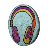 D.J. dj Headphone Dartscheibe (Vorderseite rechts)