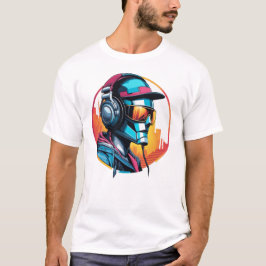 D.J Roboter T-Shirt