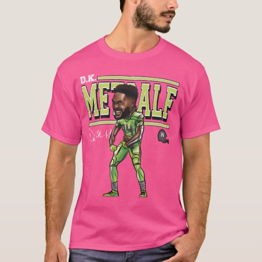 D.K. Metcalf Cartoon T-Shirt (Vorderseite)