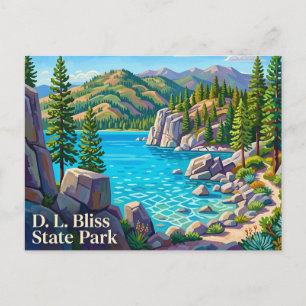 D. L. Bliss State Park Kalifornien Postkarte