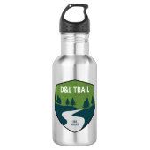 D&L Trail Pennsylvania Edelstahlflasche (Vorderseite)