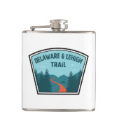 D&L Trail Pennsylvania Flachmann (Vorderseite)