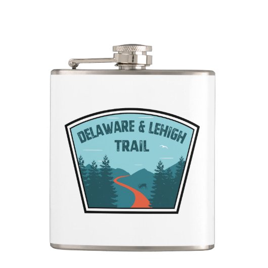 D&L Trail Pennsylvania Flachmann (Vorderseite)