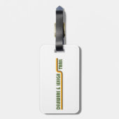 D&L Trail Pennsylvania Gepäckanhänger (Rückseite vertikal)