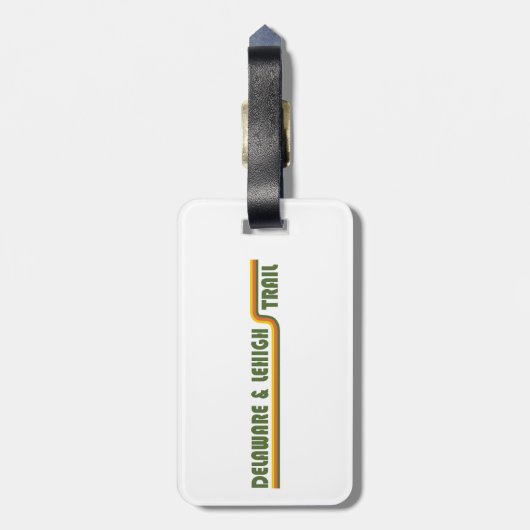 D&L Trail Pennsylvania Gepäckanhänger (Rückseite vertikal)