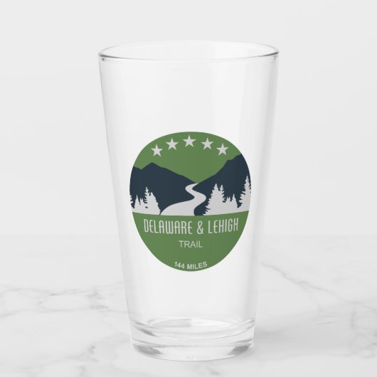 D&L Trail Pennsylvania Glas (Vorderseite)