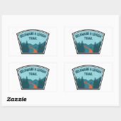 D&L Trail Pennsylvania Rechteckiger Aufkleber (Blatt)