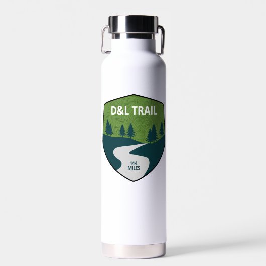 D&L Trail Pennsylvania Trinkflasche (Vorne)