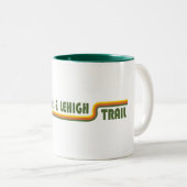 D&L Trail Pennsylvania Zweifarbige Tasse (VorderseiteRechts)