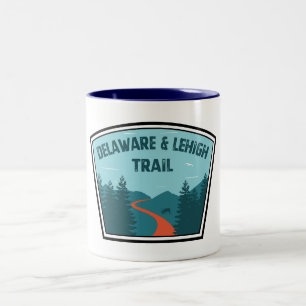 D&L Trail Pennsylvania Zweifarbige Tasse